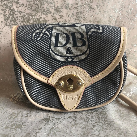 DOONEY AND BOURKE MONOGRAMED MINI CROSS BODY! - Picture 1 of 5